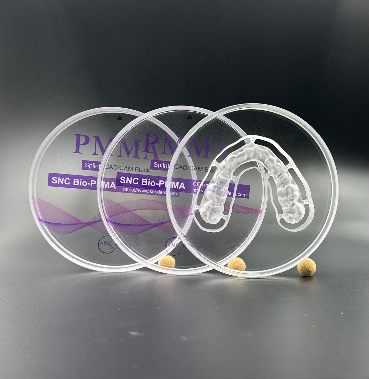 Dental CAD/CAM Pmma Blank of Clear Splint